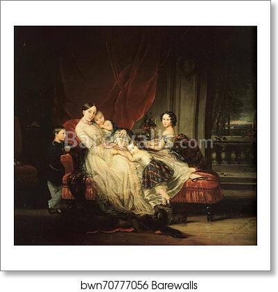 Grand Duchess Maria Nikolaevna with Her Children by Christina Robertson, Art Print Grand Duchess Maria Nikolaevna with Her Children by Christina Robertson, Art Print