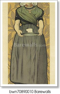 Cacao Van Houten by Adolphe Willette, Art Print