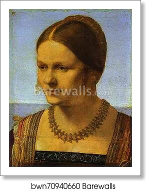 Portrait of a Young Venetian Woman by Albrecht Dürer, Art Print