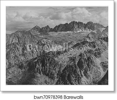North Palisade from Windy Point, Kings River Canyon (Proposed as a national park), California, 1936. Photographs of National Parks and Monuments, compiled 1941 - 1942, documenting the period ca. 1933 - 1942 by Ansel Adams (1902-1984), Art Print North Palisade from Windy Point, Kings River Canyon (Proposed as a national park), California, 1936. Photographs of National Parks and Monuments, compiled 1941 - 1942, documenting the period ca. 1933 - 1942 by Ansel Adams (1902-1984), Art Print