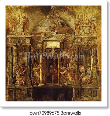 Temple of Janus by Peter Paul Rubens, Art Print