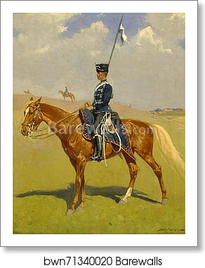 The Hussar by Frederic Remington, Art Print
