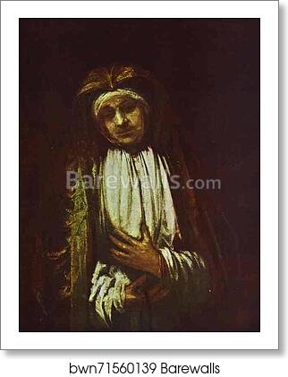 Portrait of an Old Woman by Rembrandt Harmenszoon Van Rijn, Art Print Portrait of an Old Woman by Rembrandt Harmenszoon Van Rijn, Art Print