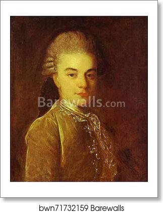 Portrait of A. M. Rimskiy-Korsakov by Fedor Rokotov, Art Print Portrait of A. M. Rimskiy-Korsakov by Fedor Rokotov, Art Print