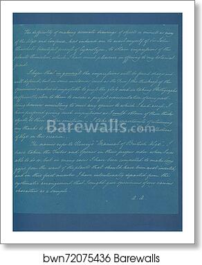 [Dedication Page 2] by Anna Atkins, Art Print