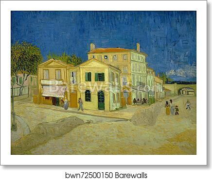 The yellow house ('The street') by Vincent Van Gogh, Art Print