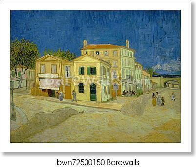 The yellow house ('The street') by Vincent Van Gogh, Art Print The yellow house ('The street') by Vincent Van Gogh, Art Print