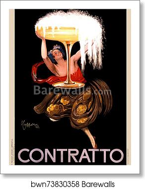 Contratto (1922) by Leonetto Cappiello, Art Print