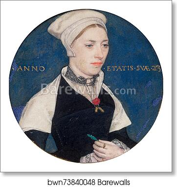 Mrs Jane Small, formerly Mrs Pemberton by Hans Holbein The Younger, Art Print