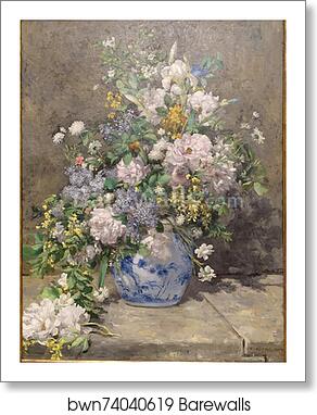 Spring Bouquet by Pierre-Auguste Renoir, Art Print