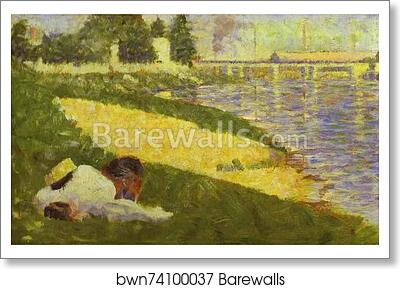 Clothes and Hat (study for Bathers at Asnières) by Georges Seurat, Art Print Clothes and Hat (study for Bathers at Asnières) by Georges Seurat, Art Print