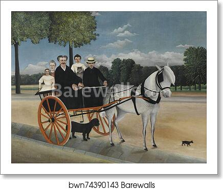 La Carriole du père Junier by Henri Rousseau, Art Print
