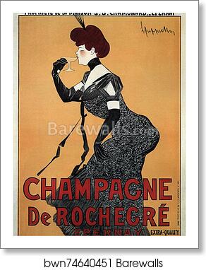 Champagne de Rochegré by Leonetto Cappiello, Art Print