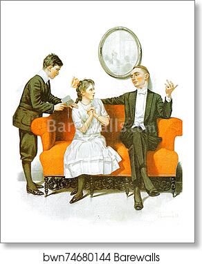Shall We Dance by Norman Rockwell, Art Print