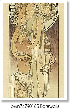 La Samaritaine by Alphonse Mucha, Art Print