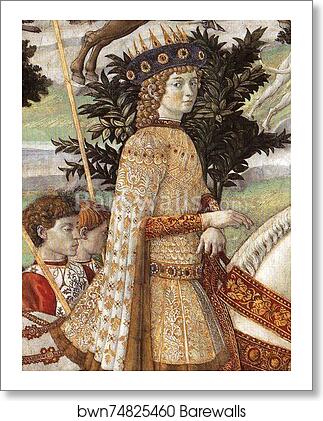 Procession of the Magus Balthazar. Detail by Benozzo Gozzoli, Art Print Procession of the Magus Balthazar. Detail by Benozzo Gozzoli, Art Print