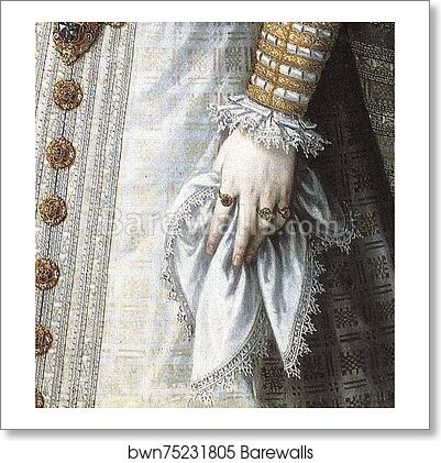 Portrait of the Infanta Isabella Clara Eugenia. Detail by Sofonisba Anguissola, Art Print Portrait of the Infanta Isabella Clara Eugenia. Detail by Sofonisba Anguissola, Art Print