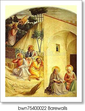 Agony in the Garden by Fra Angelico, Art Print