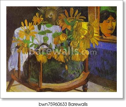 Sunflowers by Paul Gauguin, Art Print