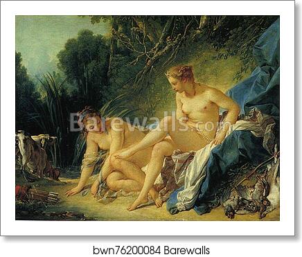 Diana Leaving Her Bath by François Boucher, Art Print