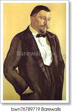 Portrait of Alexei Morozov by Valentin Serov, Art Print