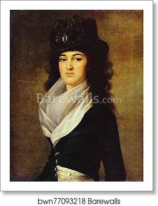 Portrait of Princess Anna P. Gagarina, nèe Lopukhina by Jean-Louis Voille, Art Print Portrait of Princess Anna P. Gagarina, nèe Lopukhina by Jean-Louis Voille, Art Print