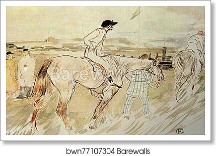 Is it Enough to Want Something Passionately? ("The Good Jockey") by Henri De Toulouse-Lautrec, Art Print
