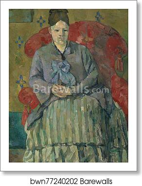 Madame Cézanne in a Red Armchair by Paul Cézanne, Art Print Madame Cézanne in a Red Armchair by Paul Cézanne, Art Print