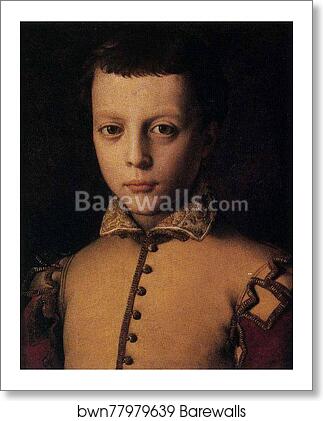 Portrait of Ferdinando de'Medici by Agnolo Bronzino, Art Print Portrait of Ferdinando de'Medici by Agnolo Bronzino, Art Print