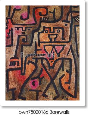 Forest Witches by Paul Klee, Art Print