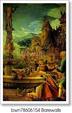 The Rest on the Flight into Egypt by Albrecht Altdorfer, Art Print
