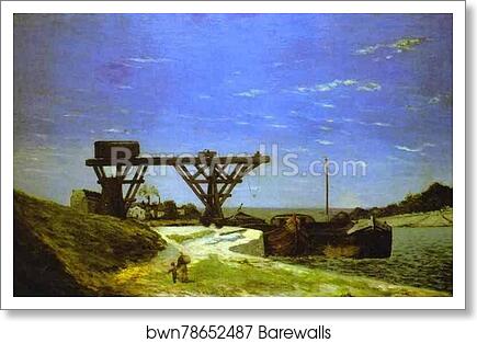 The Seine in Paris between the Pont d'Lena and the Pont de Grenelle by Paul Gauguin, Art Print