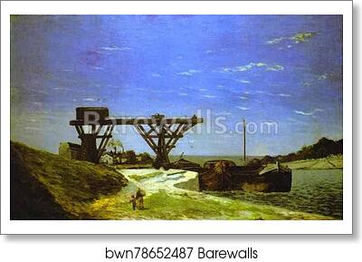 The Seine in Paris between the Pont d'Lena and the Pont de Grenelle by Paul Gauguin, Art Print The Seine in Paris between the Pont d'Lena and the Pont de Grenelle by Paul Gauguin, Art Print
