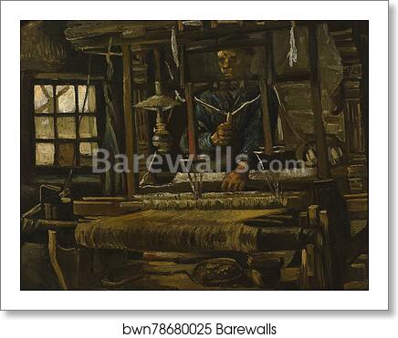 A Weaver's Cottage by Vincent Van Gogh, Art Print