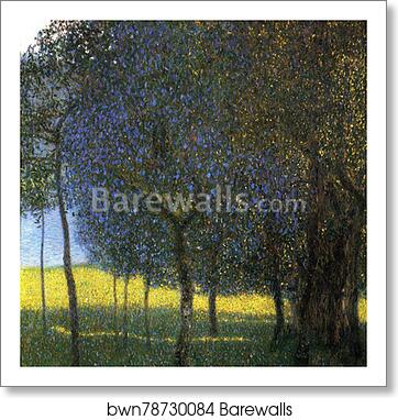 Fruit Trees by Gustav Klimt, Art Print