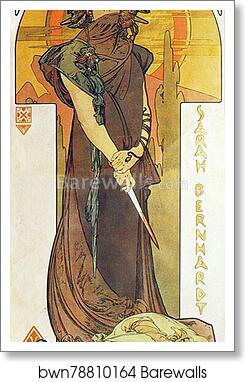 Medee by Alphonse Mucha, Art Print