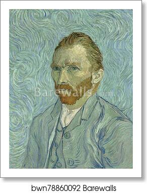 Self-portrait by Vincent Van Gogh, Art Print