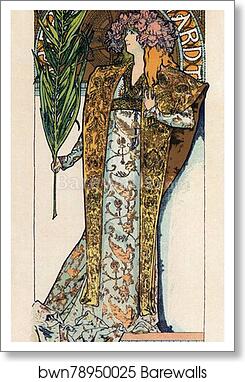 Gismonda by Alphonse Mucha, Art Print