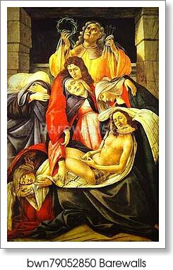Lamentation over the Dead Christ by Alessandro Botticelli, Art Print Lamentation over the Dead Christ by Alessandro Botticelli, Art Print