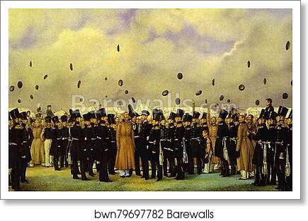 Grand Duke Mikhail Pavlovich Visiting the Camp of the Finland Regiment of Imperial Guards on July 8, 1837 by Pavel Fedotov, Art Print Grand Duke Mikhail Pavlovich Visiting the Camp of the Finland Regiment of Imperial Guards on July 8, 1837 by Pavel Fedotov, Art Print