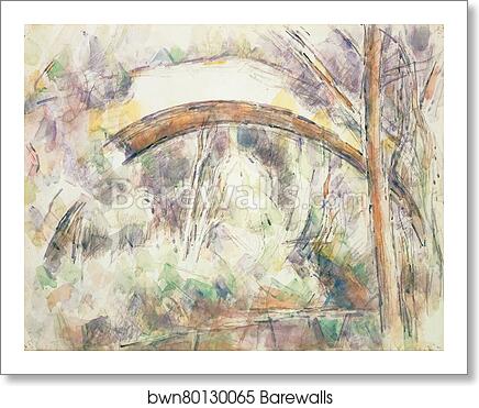 The Bridge of Trois-Sautets by Paul Cézanne, Art Print