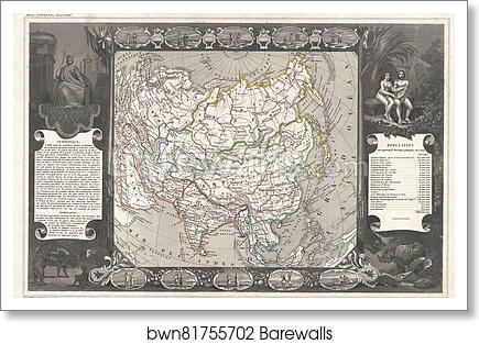 Asie by Victor Jules Levasseur, Art Print