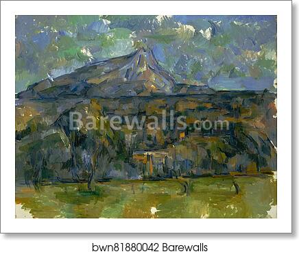 Mont Sainte-Victoire by Paul Cézanne, Art Print