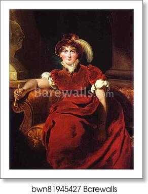 Caroline Amelia Elizabeth of Brunswick by Sir Thomas Lawrence, Art Print