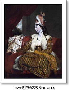 Mrs Baldwin by Sir Joshua Reynolds, Art Print