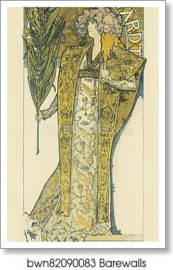 Gismonda by Alphonse Mucha, Art Print