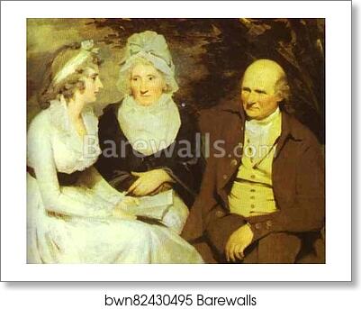 Portrait of John Johnstone of Alva, His Sister, and His Niece by Sir Henry Raeburn, Art Print Portrait of John Johnstone of Alva, His Sister, and His Niece by Sir Henry Raeburn, Art Print