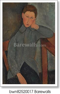 The Boy by Amedeo Modigliani, Art Print