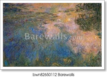 The Water-lily Pond by Claude Monet, Art Print