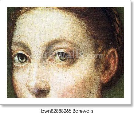 Self-Portrait. Detail by Sofonisba Anguissola, Art Print